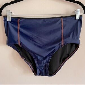 MADEWELL Second Wave Retro High-Waisted Bikini Bottom NWT